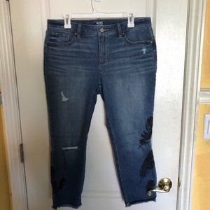 Ana Capri Jeans with Design - Size 12